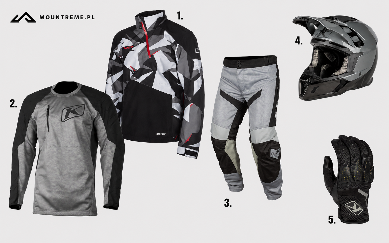 Outfit w kolorze szaro-czarnym